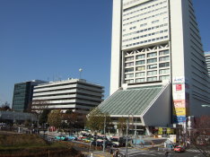 ＪＲ中野駅前から見た風景