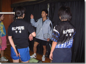 指導中の慎二
