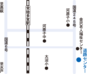 角記念市民センターまでの案内図