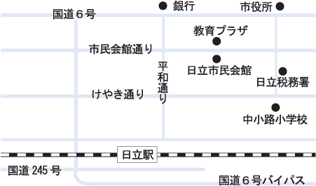 �p�L�O�s���Z���^�[�܂ł̈ē��}