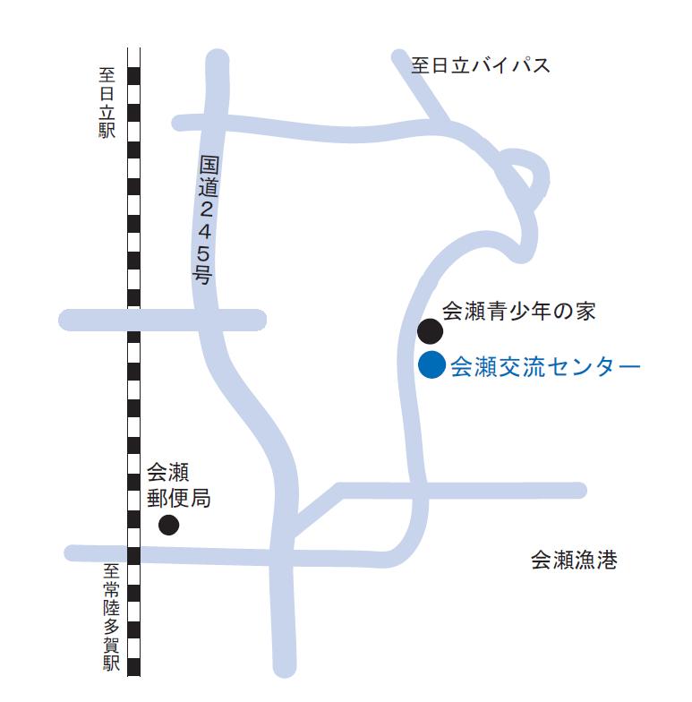 角記念市民センターまでの案内図