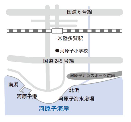 角記念市民センターまでの案内図
