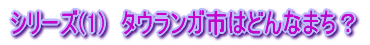 �V���[�Y(1)�@�^�E�����K�s�͂ǂ�Ȃ܂��H