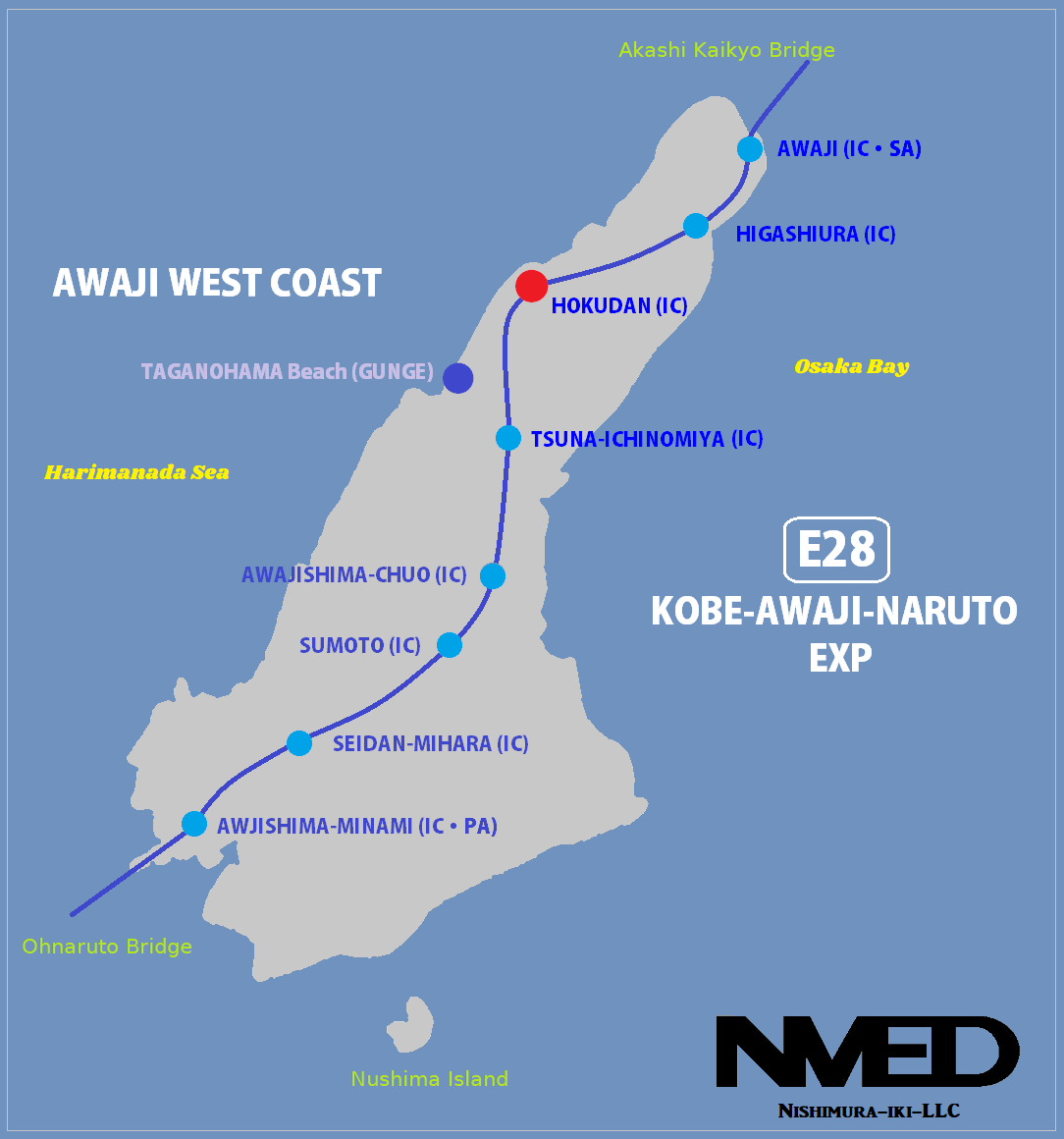 淡路市郡家.淡路島西海岸.淡路島地図