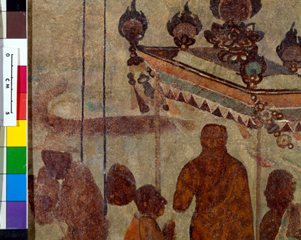 Part of Mural in Mogao Cave 323