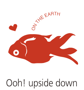 upside down goldfish