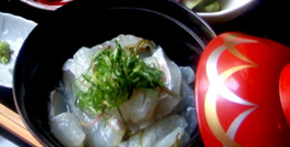 絶品の鯛づけ