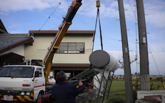 太陽熱温水器施工事例1-3