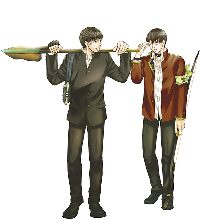 「ダ犬と参謀様」表紙の七代＆御霧